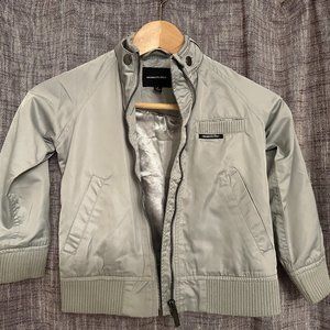 Members Only KIDS Silver Gray Bomber Jacket